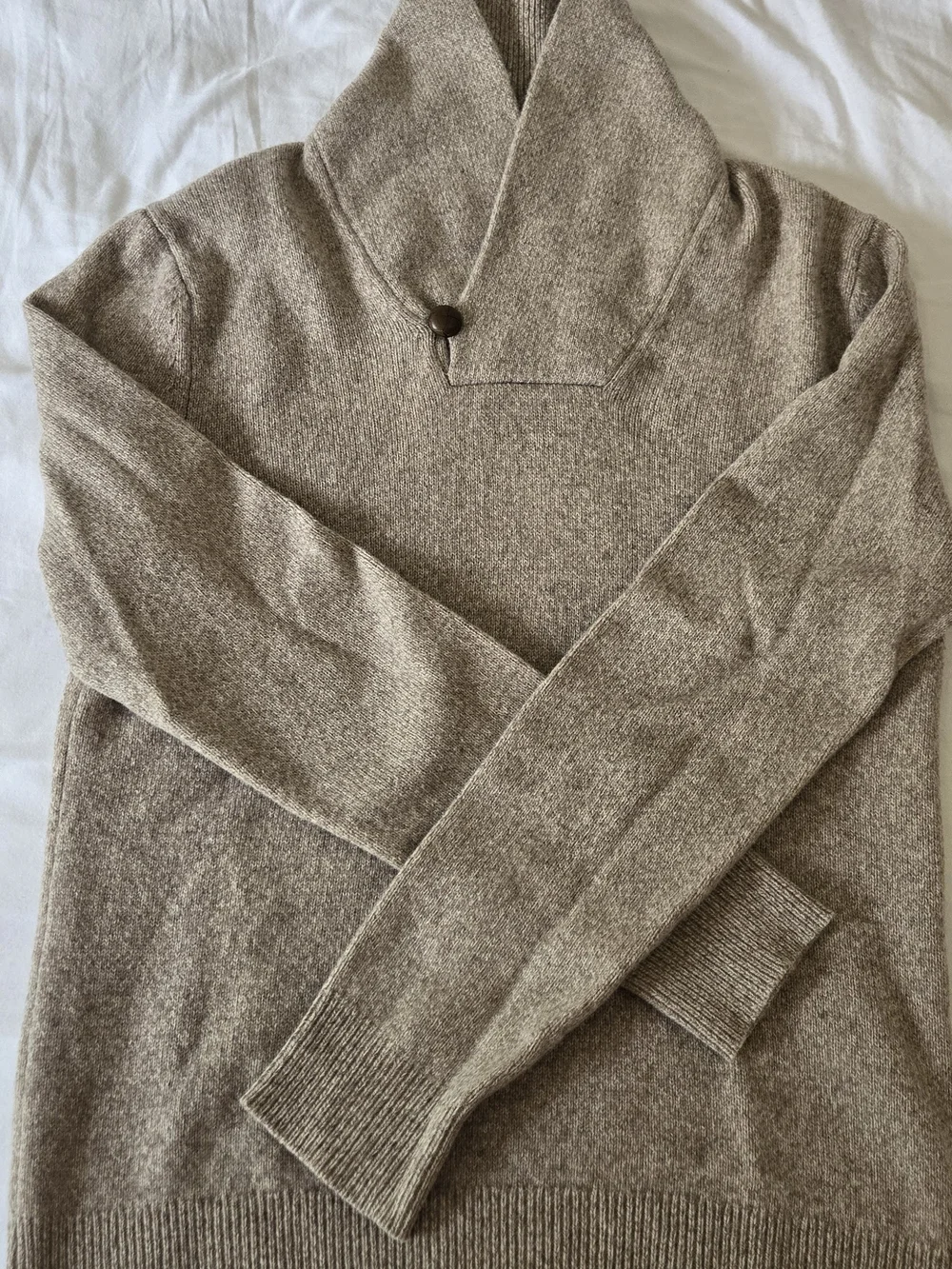Banana Republic Men's Camel Tan Knit Sweater